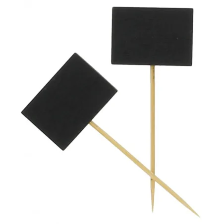 Palillo Decorativo Pizarra 100uds