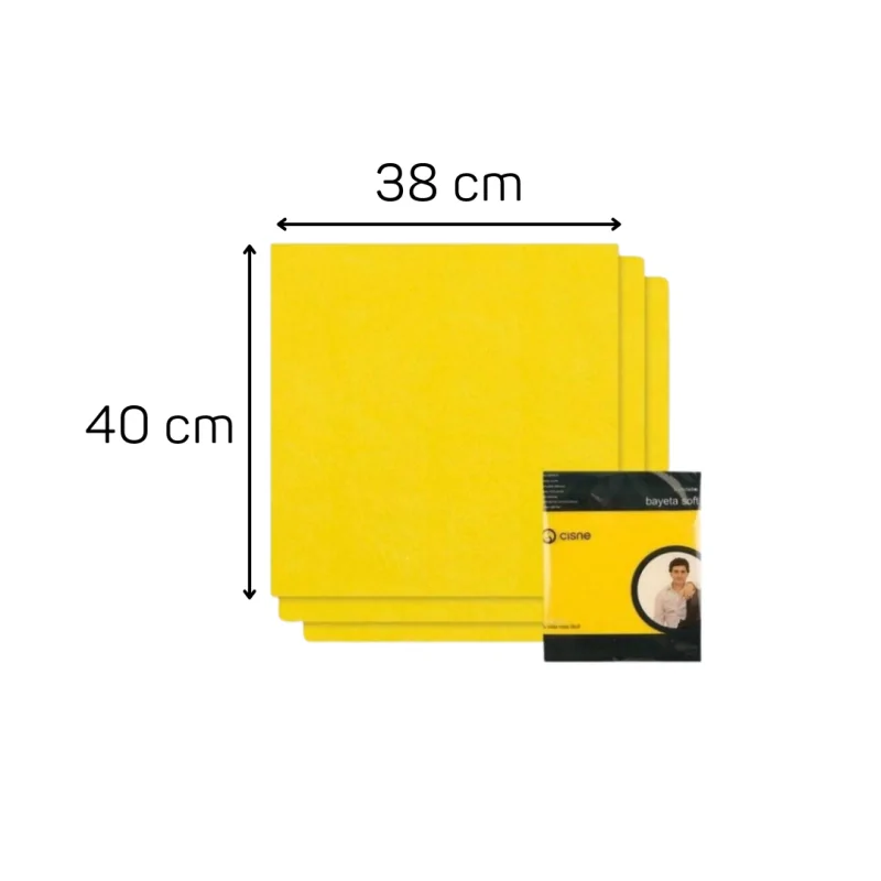 Bayeta Amarilla 3uds