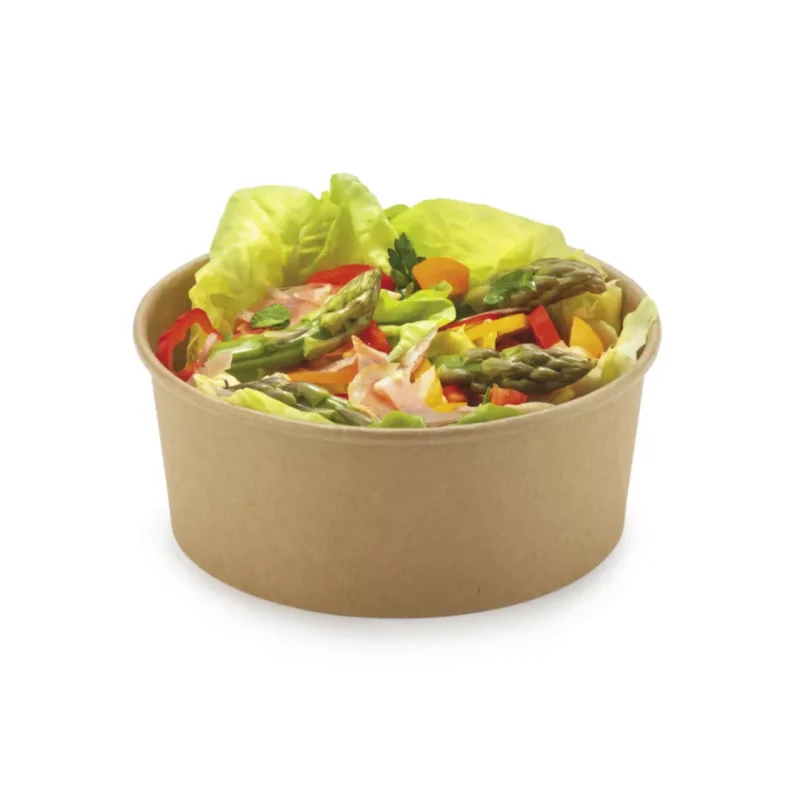 Ensaladera de Cartón Kraft 1.100Cc 50 Uds