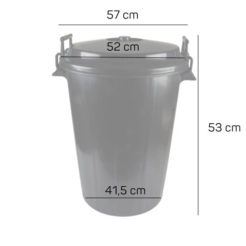 Cubo de Basura Colectividades 100L