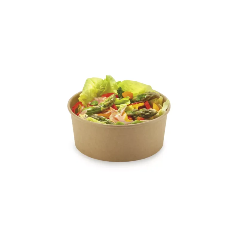 Ensaladera de Cartón Kraft 500Cc 50Uds