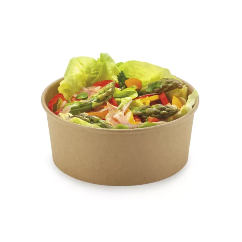 Ensaladera de Cartón Kraft 1000CC 50Uds