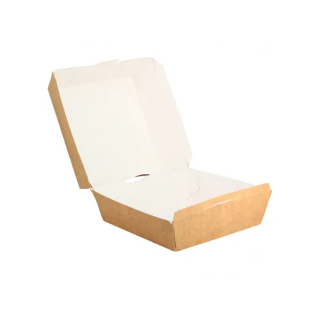 Envase Hamburguesa Kraft Grande 150uds