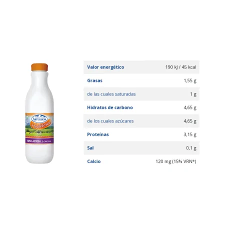 Asturiana Leche Sin Lactosa 1,5L
