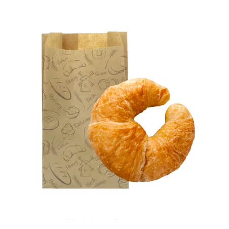 Bolsa de Papel Kraft Bakery 14+7x24