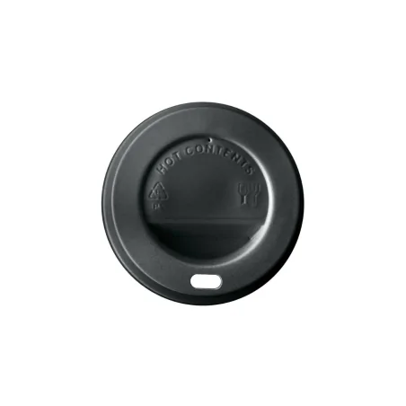 Tapa Vaso de Cartón Negra 7 Onzas 100Uds