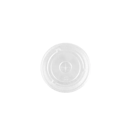 Tapa Plana para Vaso PET Bajo Transparente