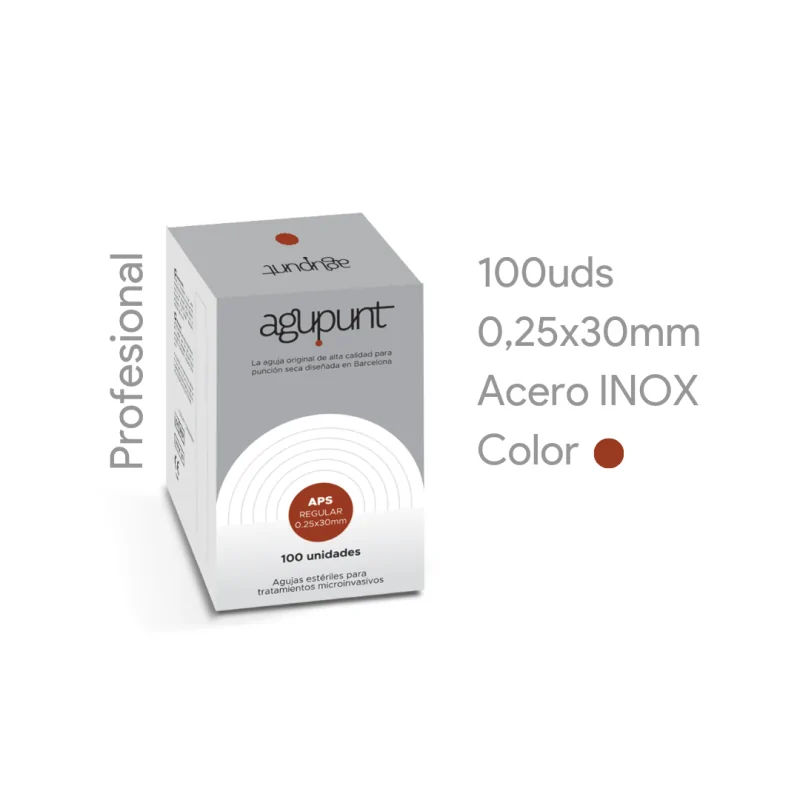 Aguja Punción Seca Regular 0,25X30 Marrón
