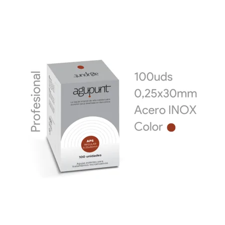 Aguja Punción Seca Regular 0,25X30 Marrón