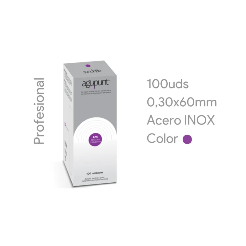 Aguja Punción Seca Regular 0,30X60 Lila