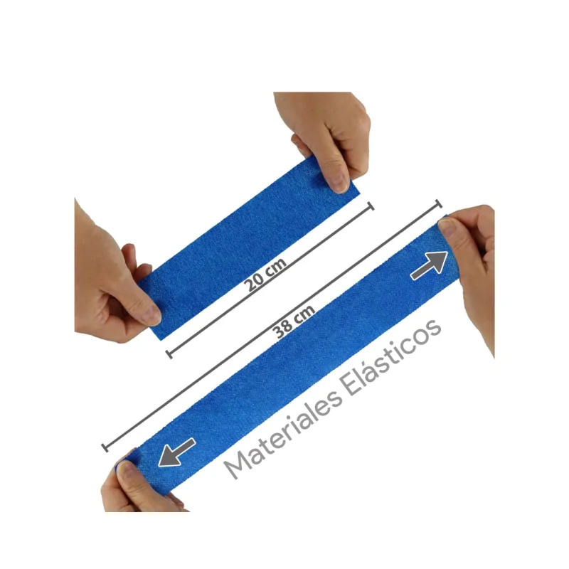 Venda Elástica Cohesiva 5cmx4,5m Azul