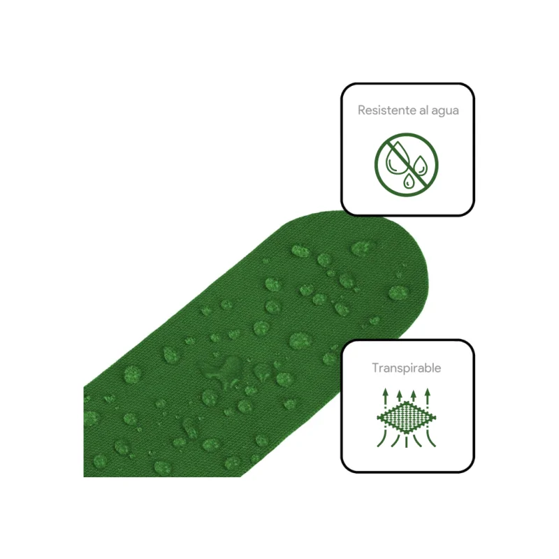 Temtex Kinesiology Tape 5cmx5m Verde