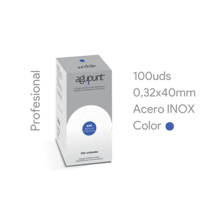 Aguja Punción Seca Regular 0,32X40 Azul