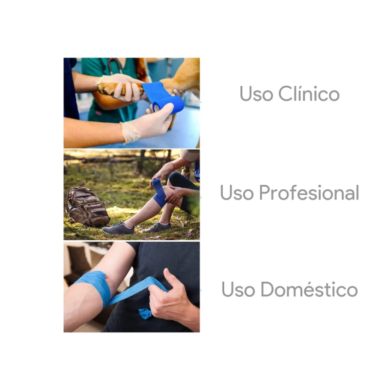 Venda Elástica Cohesiva 7,5cmx4,5m Verde