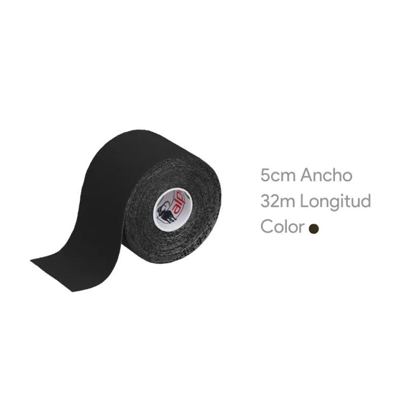 Temtex Kineseology Tape 5cmx32m Negro