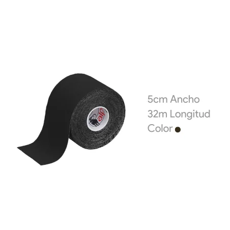 Temtex Kineseology Tape 5cmx32m Negro