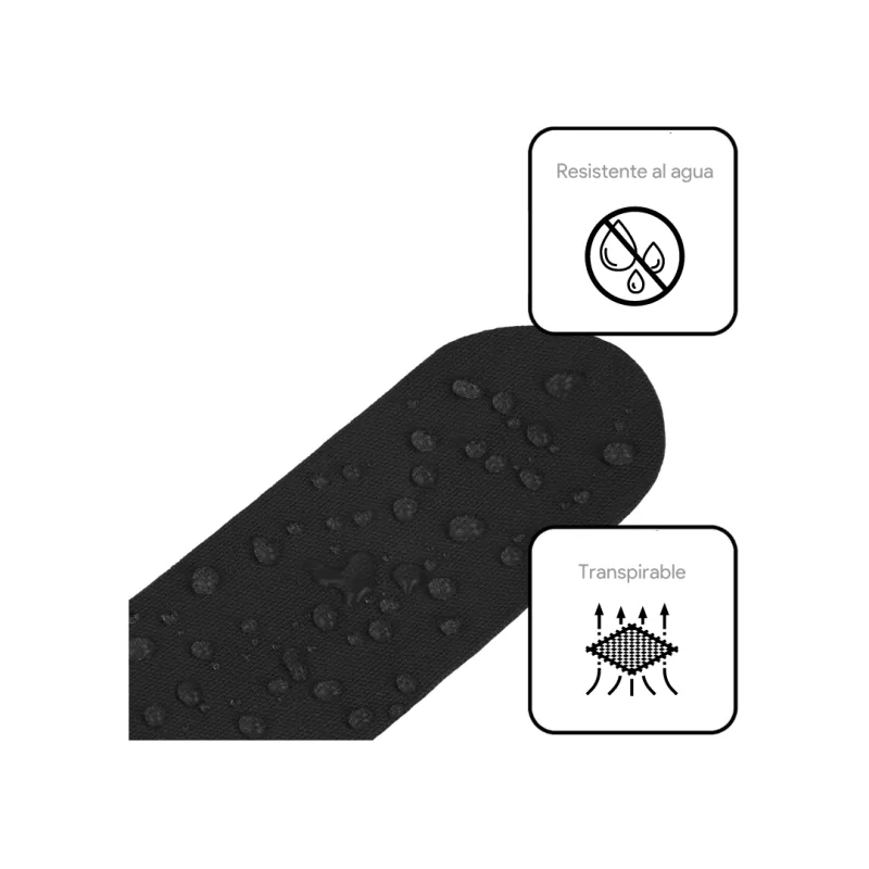 Temtex Kineseology Tape 5cmx32m Negro