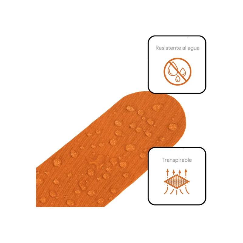 Temtex Kineseology Tape 5cmx32m Naranja