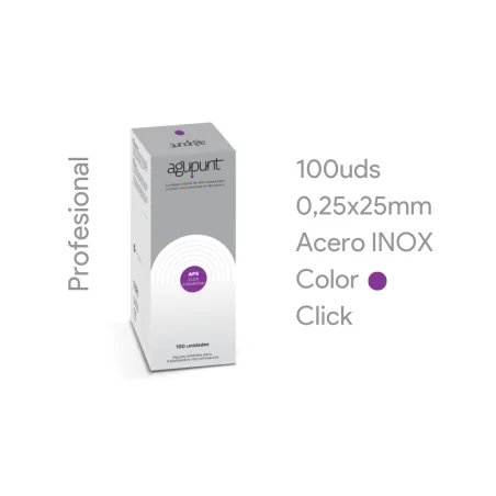 Aguja Punción Seca Click 0,30x60 Lila