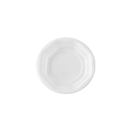 Plato de Plástico Octogonal 13cm