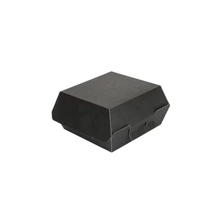 Caja para Hamburguesa Negra 17,5x18x7,5