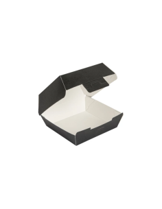 Caja para Hamburguesa Negra 17,5x18x7,5