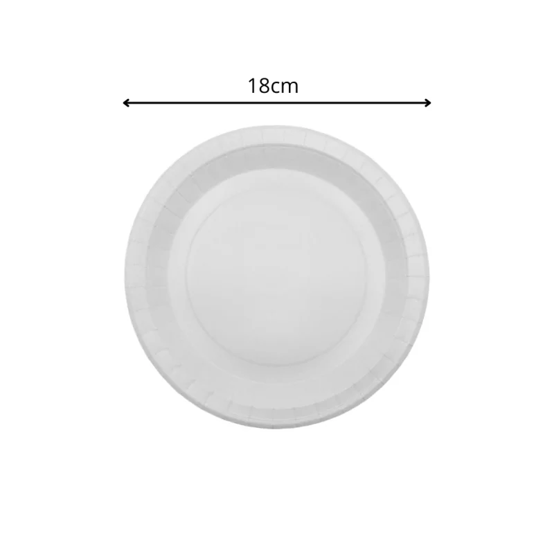 Plato Desechable Biodegradable 18cm