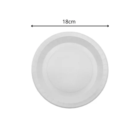 Plato Desechable Biodegradable 18cm