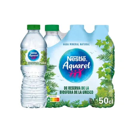 Agua Nestlé Aquarel 0,5L 24Uds